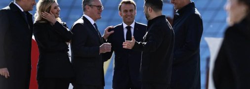 Европейские лидеры в Украине