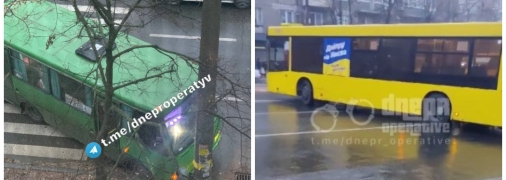 Общественному транспорту в Днепре хуже всего – водителям приходится дрифтовать