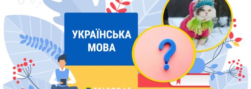 Украинский язык, кот, вопросительный знак