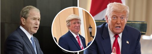 Фото чоловіка схожого на Трампа та Буша-молодшого насмішило мережу
