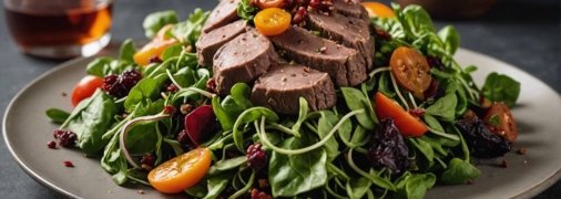 Салат с печенью – это не только вкусно, но и полезно (изображение создано с помощью ИИ)