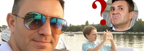 Микола Тищенко із сином Данилом