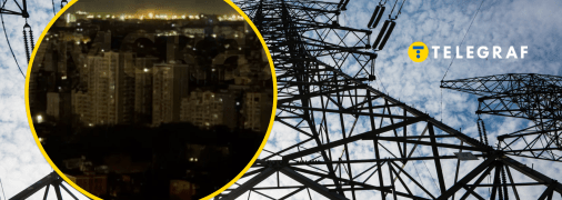 Лінія електропередач та Одеса без електрики