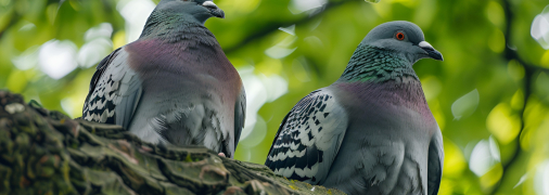 Які дикі голуби живуть у містах