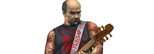 Репродукція роботи Андрія Єрмоленка "Шевченка рок-зірка" із серії "Шевченкіана"