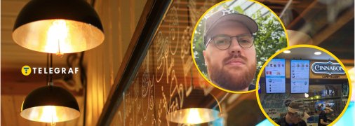 Блогер Алетинський відвідав скандальну кав'ярню "Cinnabon" у Києві