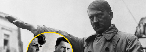 Адольф Гитлер и его племянница Гели Раубаль