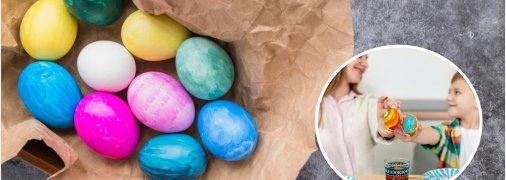 Як зробити незвичайні яйця на Великдень