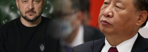Владимир Зеленский и Си Цзиньпинь