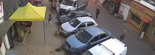 Момент удара по Константиновке 6 сентября