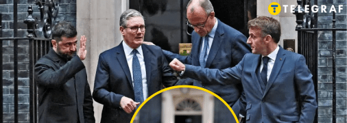 Лідери України, Великої Британії, ФРН, Франції та кіт Ларрі