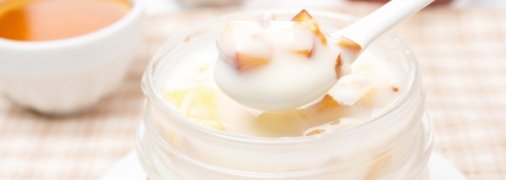 Низкокалорийный десерт из ряженки