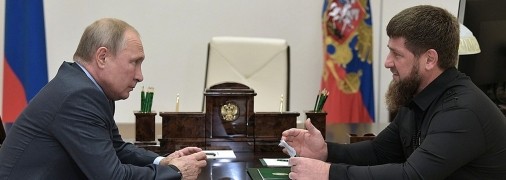 Владимир Путин и Рамзан Кадыров