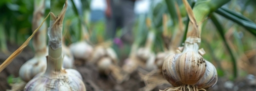 Чеснок – своеобразная культура, принимающая не всех соседей (изображение создано с помощью ИИ)
