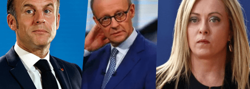 Мерц намагається примирити Мелоні та Макрона