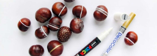 Поделки из каштанов для детей своими руками: простые идеи с фото