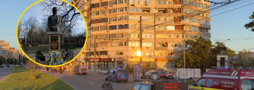 Там навіть є пам'ятник видатному українцю