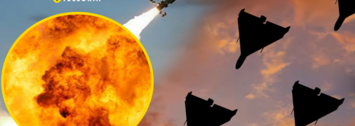 Окрім БПЛА, війська РФ запустили ракети