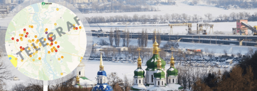 Закрийте вікна: Київ накрило брудне повітря, де дихати найважче (карта)