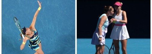 Украинские теннисистки блестяще выступили в Мельбурне