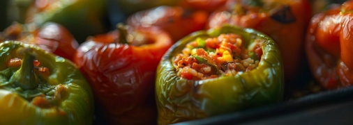 Фаршированный перец станет отличным вариантом обеда (изображение создано с помощью ИИ)