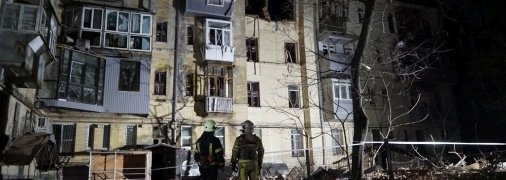 Зруйнований будинок у Харкові