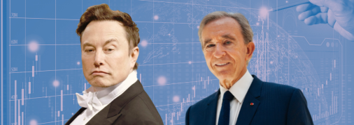 Владелец LVMH Бернар Арно вытеснил Илона Маска с первого места