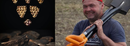 Директор заповедника "Бельск" Игорь Корост показал ценные находки