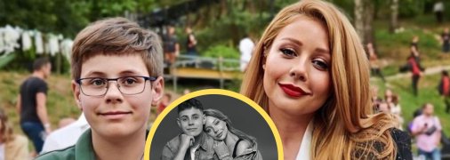 Тина Кароль с сыном Вениамином