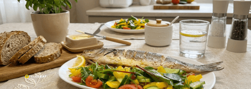 Запеченный сибас