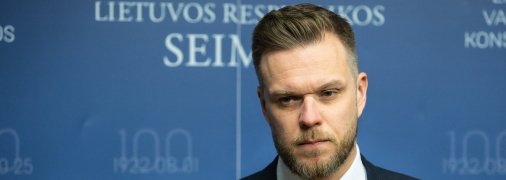 Gabrielius Landsbergis, Lithuania's Minister of Foreign Affairs in 2020-2024