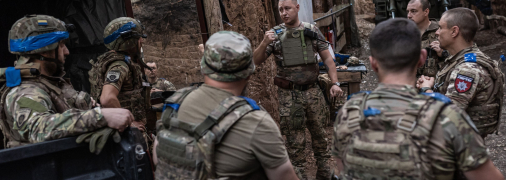 Українські військові на службі