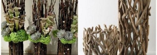 Идеи поделок из веточек и прутьев своими руками (Фото)