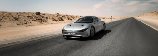 Преміальний електромобіль Mercedes проїхав на одному заряді понад 1300 км