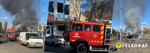 Наслідки обстрілу Чорноморська