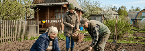 Квітень — саме час саджати картоплю