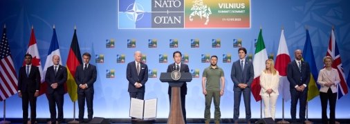 Володимир Зеленський на саміті НАТО у Вільнюсі