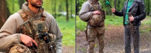 Военный рассказал о своих "нарядах"