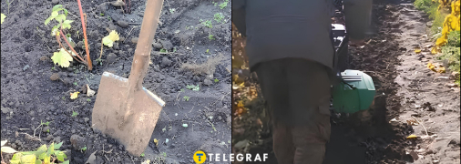 Перекопка огорода на зиму