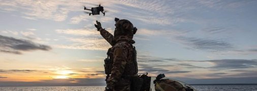 Запуск дрона