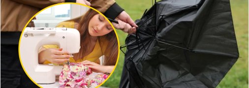 Зламана парасоля — заміна сумкам, чохлам і садовим опорам