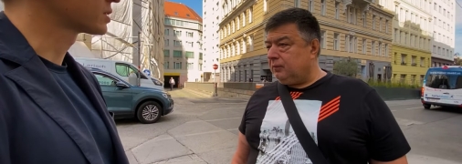 Александр Тупицкий с журналистами в Вене