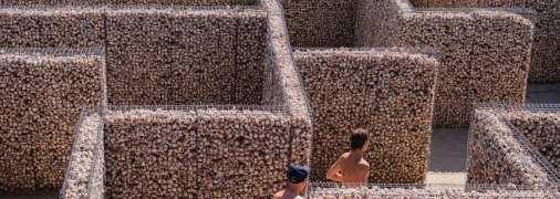 Лабіринт з мушель в Одеській області