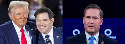 Дональд Трамп, Марко Рубіо та Майкл Волтц