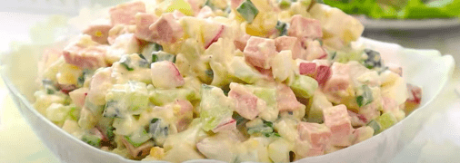 Олів'є з кальмарами