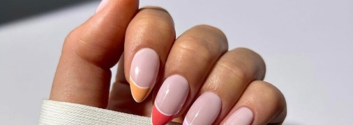 Оригінальний французький манікюр