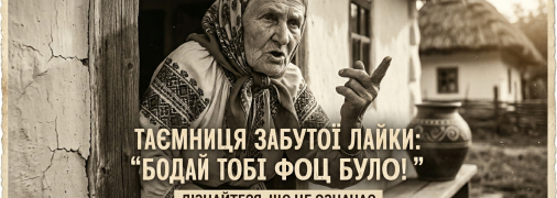 "Бода́й тобі фоц було!" - могло использоваться как проклятие