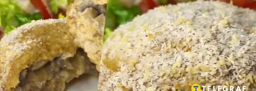 Курячі котлети з грибами