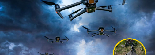 Рой дронов-перехватчиков