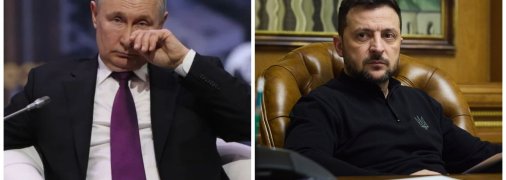 Владимир Путин и Владимир Зеленский